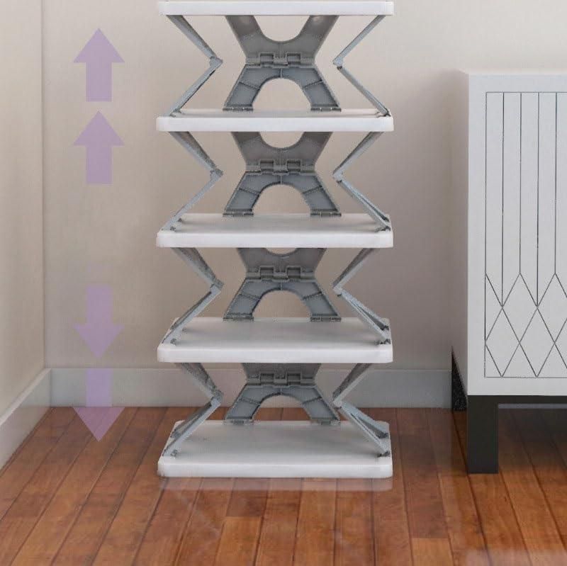 Smart Foldable Shoes Shelf 4 Tier Shoe Rack Roposo Clout