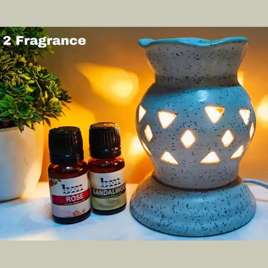 Rose and sandalwood Fragrances, Ceramic diffuser Aroma Oil BUTMEE.