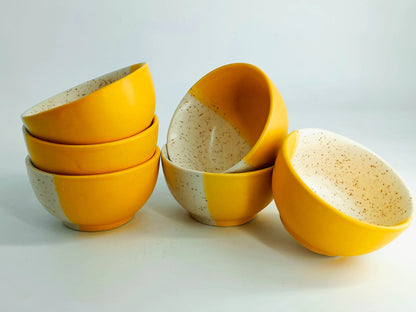 Yellow Bowls (Pack 6) BUTMEE.