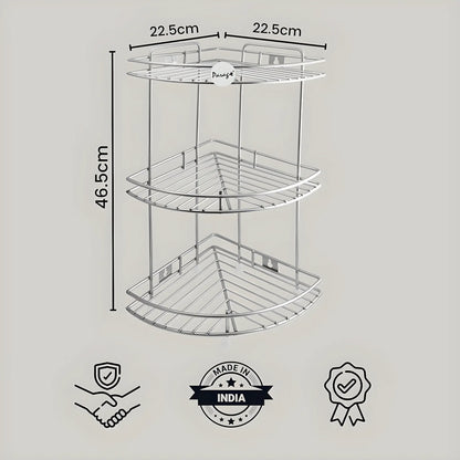 Kitchen Rack 3 Tier, Multipurpose Storage Rack Kitchen Organizer BUTMEE.